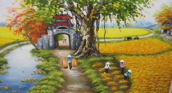 Những bức vẽ tranh đề tài thiên nhiên phong cảnh hữu tình
