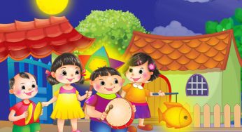 Những bức vẽ tranh đề tài tuổi thơ nhiều màu sắc và ý nghĩa